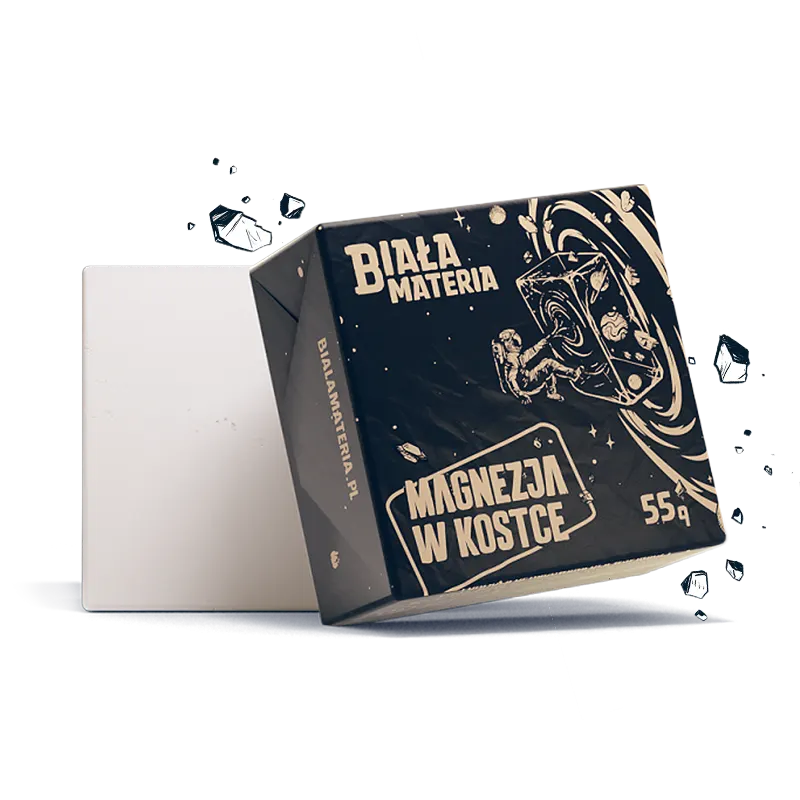 Ekologiczna magnezja w kostce Biała Materia