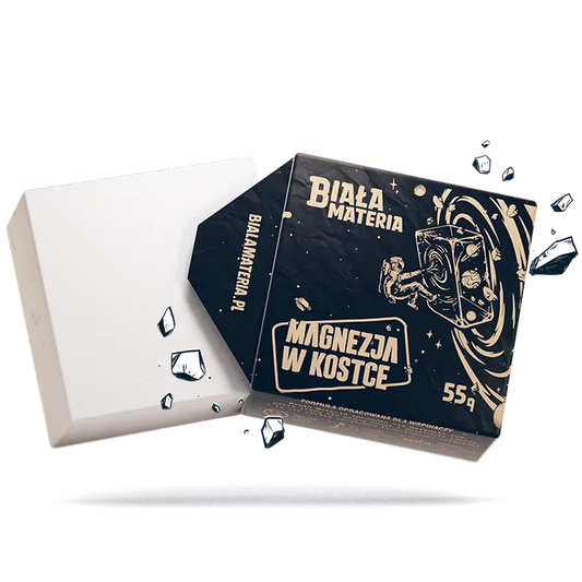 Magnezja wspinaczkowa w kostce 55 g Biała Materia