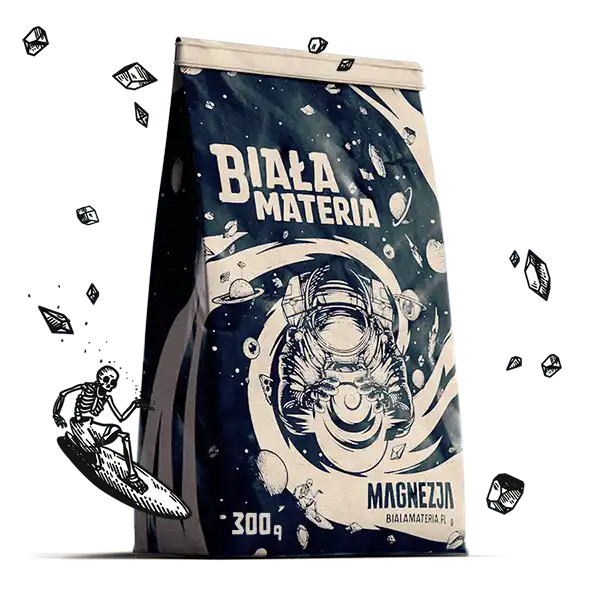Magnezja wspinaczkowa w proszku 300g Biała Materia